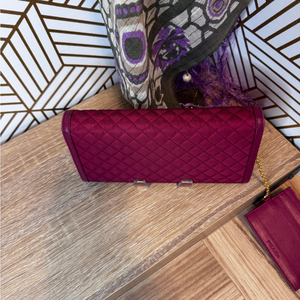 Prada Ibisco Continental Tessuto Zip Wallet - Picture 8 of 16